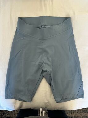 adidas Slate Blue compression shorts